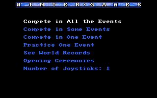 Winter Games screenshot 4 for Atari 2600